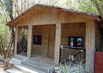 Standard open plan cabin sleeps 4